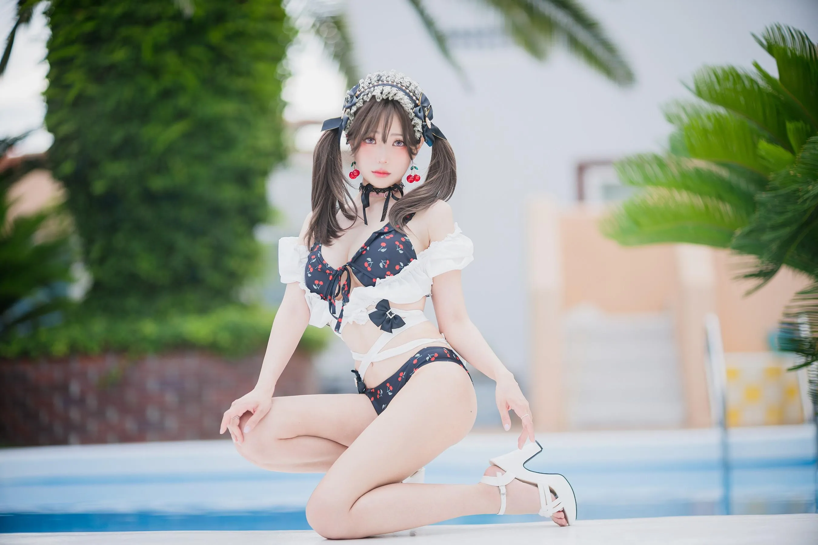 ElyEE子 – NO.120 2023.august B-櫻桃地雷系少女 Cherry Ground Mine Girl [23P]插图3